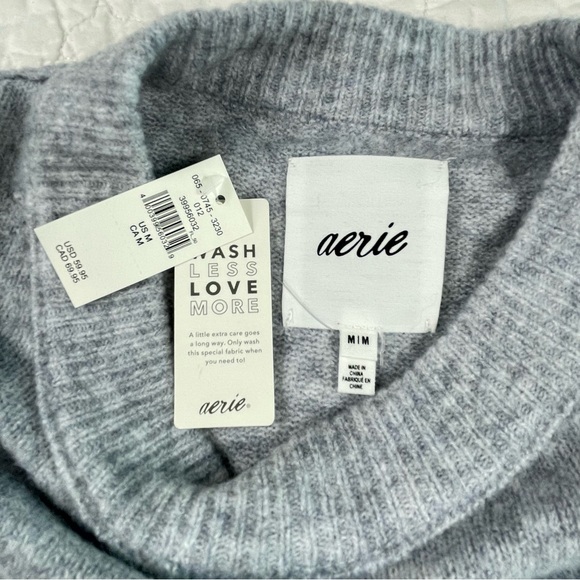 🔥SOLD 🥰NWT Aerie Unreal Sweater Striped Super Soft cozy soft & Lightweight M - Picture 10 of 14